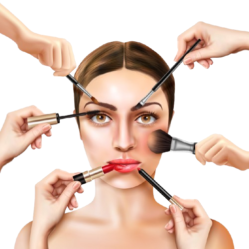 Full Face Makeup Transformation