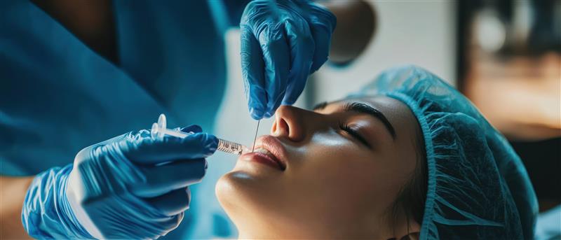 Dermal filler injection at New Look Aesthetics