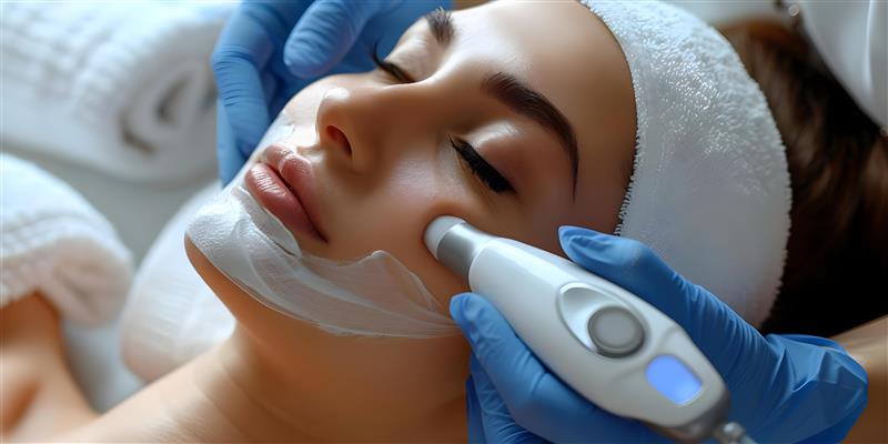 Hydrafacial treatment with Advanced Skincare Device